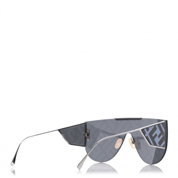 🔥FENDI FF Fabulous Shield Sunglasses FF M0093/S Grey🔥 - Picture 4 of 7